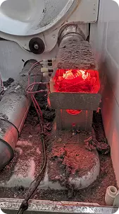 Before dryer cleaning