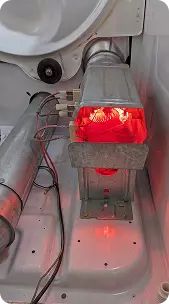 After dryer cleaning