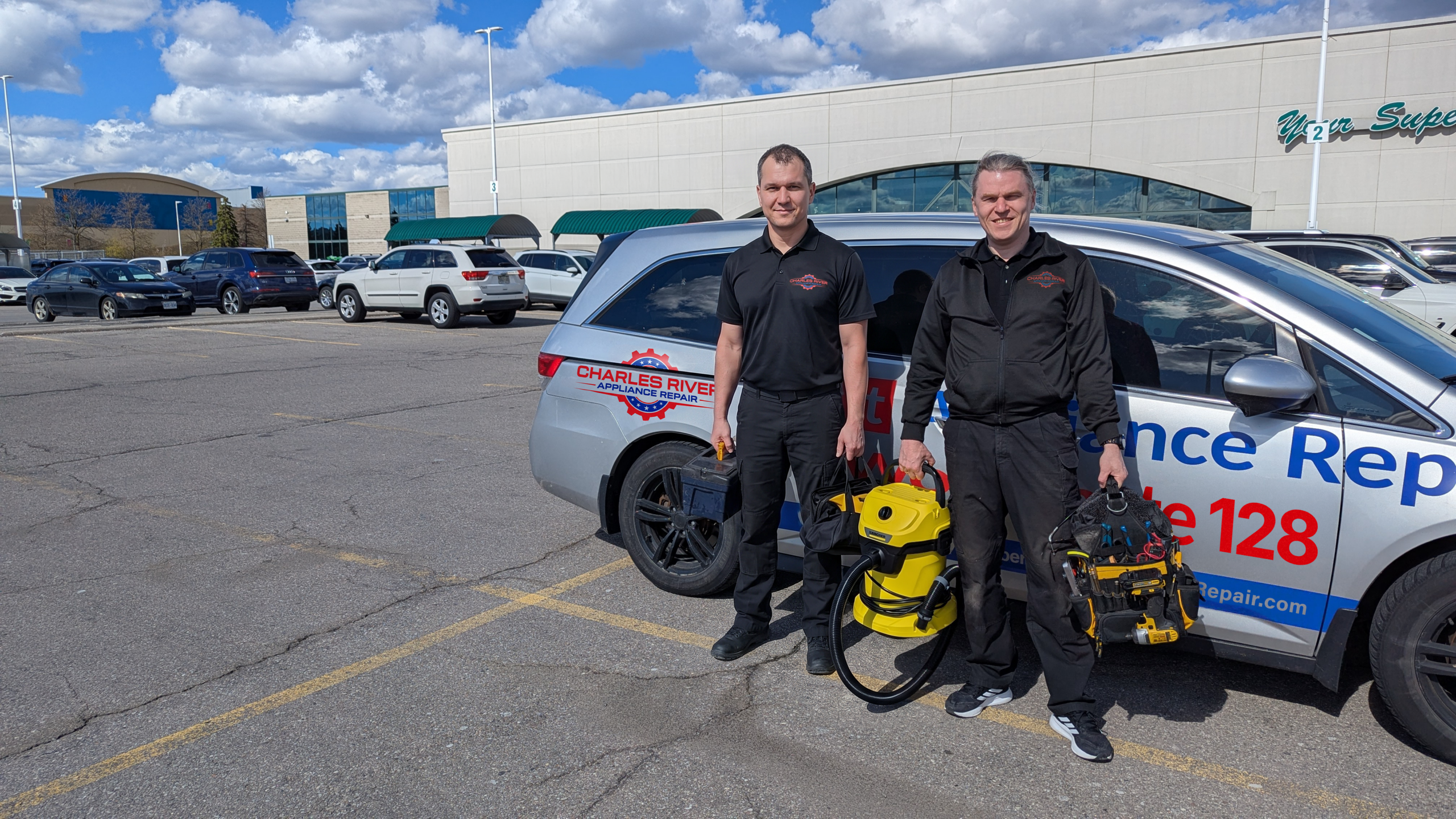 Charles River Appliance Repair technicians